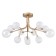 Babylon chandelier, 9x40W G9, color gold
