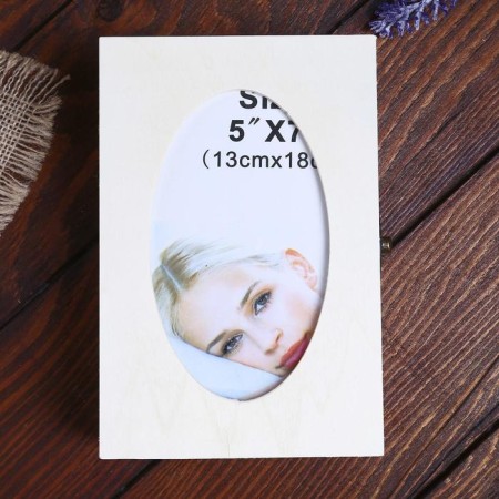 Casket wood for painting with a photo frame 10x15 cm "Rectangular" 5x12.2x18.3 cm-7