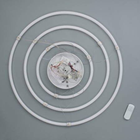 Lamp with PDU "Vesento" LED 144W 3000-6000K white 80x80 cm-8
