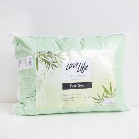 Lovelife bamboo pillow 50*70 cm, gloss-satin, 100% p/e-2
