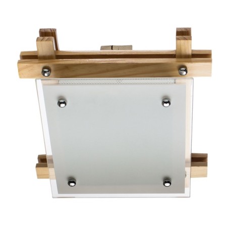 Archimede 1x60W E27 lamp, brown 23x23x9 cm