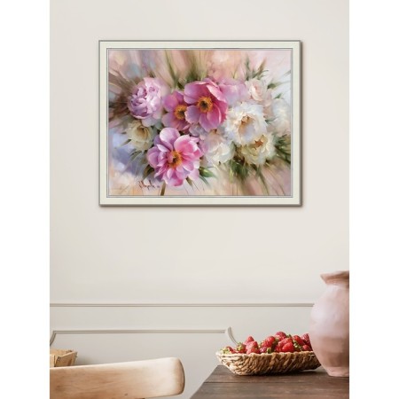 Reproduction of the painting "Tender Bouquet", 40x50, frame (45-a355)-2