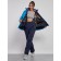 Ski costume female winter, size 58, blue color