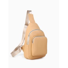 Backpack-sling, 18*5.5*29 cm, lightning department, 1 n/pocket, beige