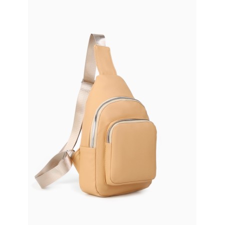 Backpack-sling, 18*5.5*29 cm, lightning department, 1 n/pocket, beige