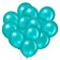 Latex ball 12 ", metal, set 100 pcs., Green color