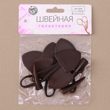 Cleaner clan 16 × 3.6 cm, 3 pcs, brown color-4