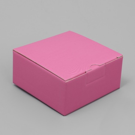 Gift folding box, packaging, “pink”, 15 x 15 x 7 cm