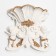 Decor Nastenna-Vaza "Angels", 20.5 cm x 22.5, white with gold