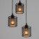 Bayerlux lamp "Vaina" 3he27 40W black 30x30x14-114cm