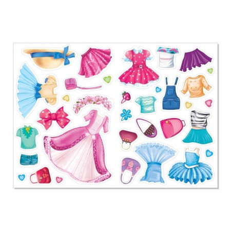 Stickers "Dress the doll. Best girlfriends ”, 12 p.-3