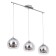 Suspension Rastaban 18x80x19 cm, 3x60W E27