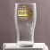 Beer glass "Principle of a real man" 500 ml, neckline