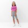 T -shirt Baby shortened "icon" Minnie Mouse, pink color