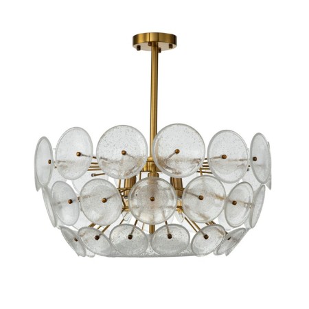 Lamp on the Indigo rod, 12020/6R Gold. 6x60W, E14, 650x650x375/1375 mm, drip effect-1