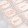 A set of paper stickers on banks "for dispensers", 20 pcs, pattern, 4 x 3 cm
