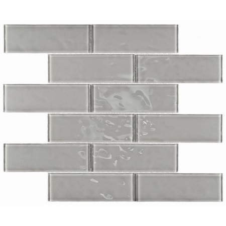 Glass mosaic Bonaparte Rumba Grey, 300x300x4 mm