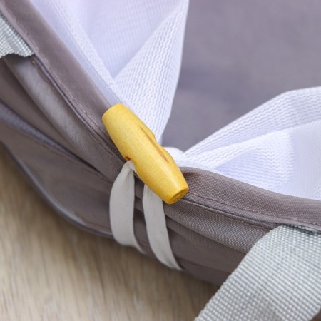 Belly basket folding shares, 35 × 35 × 43 cm, white color-4