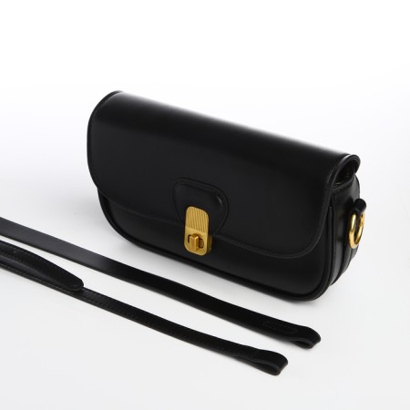 Female bag Textura, small size, black color-7