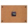 Carty clock is wall-mounted, interior "apricots with flowers", silent, 25 x 35 cm