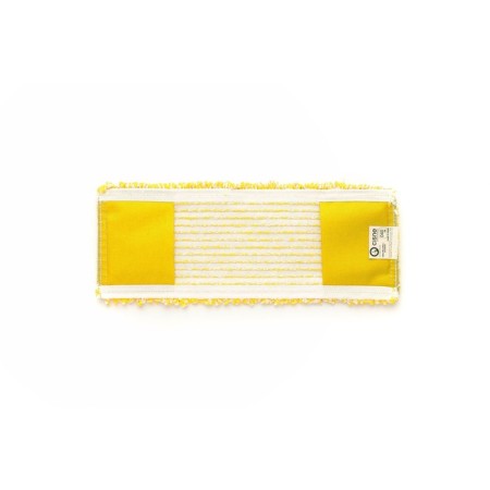 Nozzle for mop, flat microfiber, yellow/white color, 40 cm