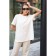 Women's T -shirt Eliseeva Olesya, size l, white color