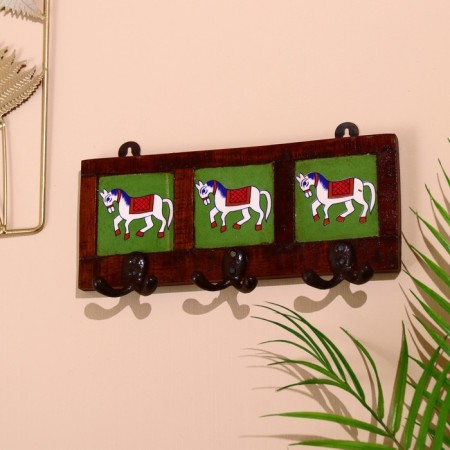 Horses hanger tree, 17*4*12cm, 3 hook mix-1