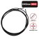 Dreaming cable Dream Bike, 3 m, d = 4 mm, black color