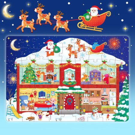 Luminous puzzle "New Year's troubles", 63 details-4
