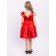 Dress "Sofia", height 134 cm, red color