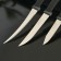 Set of kitchen knives Tramontina Felice, 3 pcs, black color
