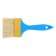 Brush flat promo, artificial bristles, plastic handle, 3 ", 75 mm