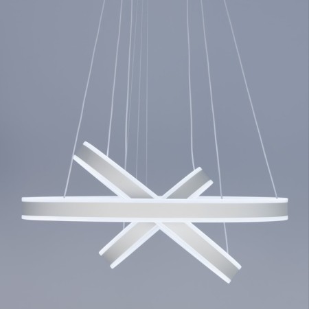 Suspended Citilux “duet” CL719650, 60x60x30 cm, 3x48.33W, led, white color-5