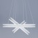 Suspended Citilux “duet” CL719650, 60x60x30 cm, 3x48.33W, led, white color