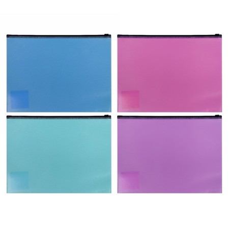The convert folder on the A4 Zip-Molniya, 140 μm, Erichkrause Fizzy Vivid, up to 100 sheets, mix-2