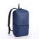 Youth backpack on a zipper, waterproof, 3 outer pockets, blue color