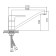 ACCOONA A4266G kitchen mixer, single -leaf, medium surge, with nut, silumin, white