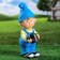 Garden figure "Boy with a watering can" 33x13x12cm