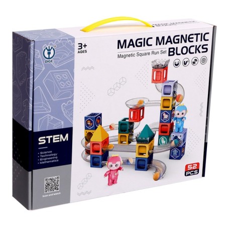 Magnetic designer "Marble", 52 parts-2