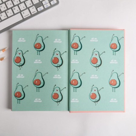 Diary of a creative person A5, 120 sheets "Dream and dance avocado"-7