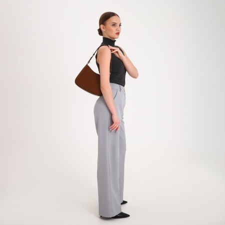 Female bag Textura, average size, brown color-8