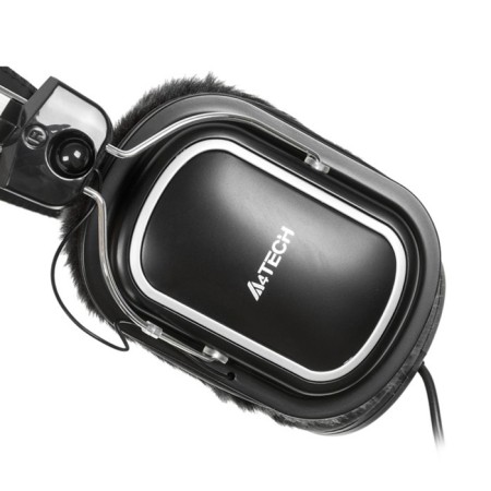 Headphones with A4Tech HS-60 Microphone Black 2.5m Monitor headulery-2