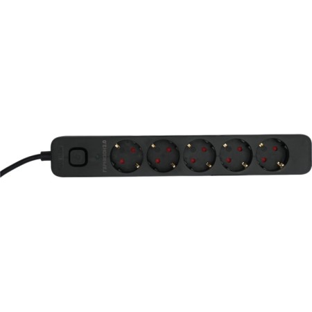 Network filter Garrison 2.0 EPS-5-B-5, 5 P, 10A, 5M, Ur. Protection 2+, black-1