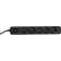 Network filter Garrison 2.0 EPS-5-B-5, 5 P, 10A, 5M, Ur. Protection 2+, black