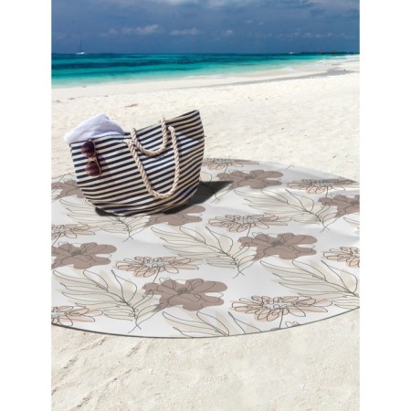 Pareo and beach rug "Crowns", d = 150 cm-2