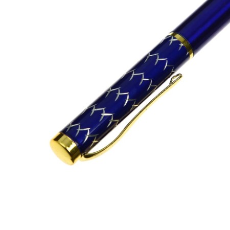 Handle Gift Ballic Calligrata, in a plastic case, rotary, blue case with gold x-5