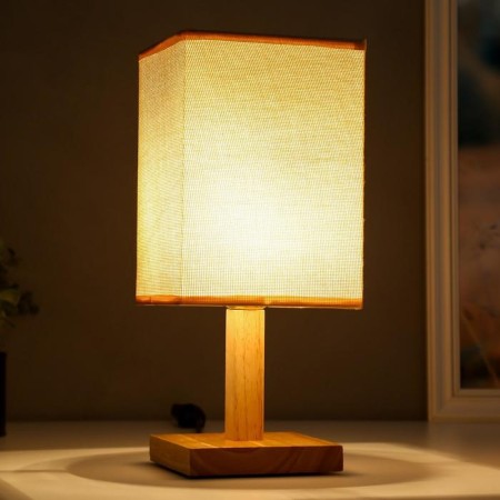 Table lamp 16226/1BG E27 40W light wood-beige 14x14x32.5 cm Risalux-2