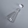 Storage bottle, 200 ml, transparent/white color