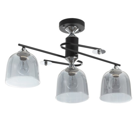 Hayam chandelier 3HE27 40W Black 60x30x35 cm Bayerlux-3