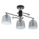 Hayam chandelier 3HE27 40W Black 60x30x35 cm Bayerlux